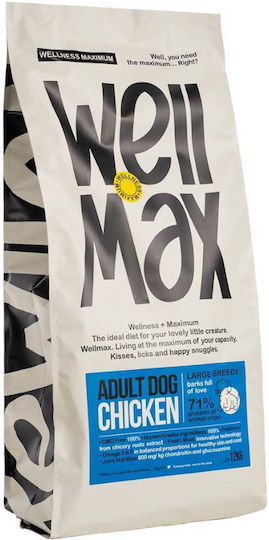 Ξηρά Τροφή Σκύλου Wellmax Adult Large Breed 12kg Κοτόπουλο