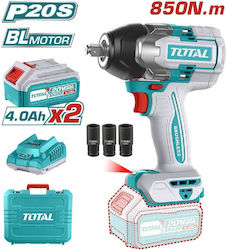 Total TIWLI2085 Μπουλονόκλειδο 20V 2x4Ah 1/2"