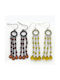 Metal Bead Earrings 2 Colors - Gold