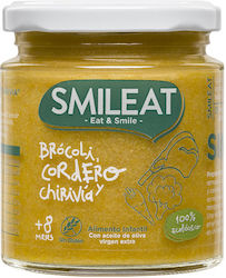 Smileat Βρεφικό Γεύμα Potito Bio Brocoli Cordero y Chirivia για 8m+ 230gr