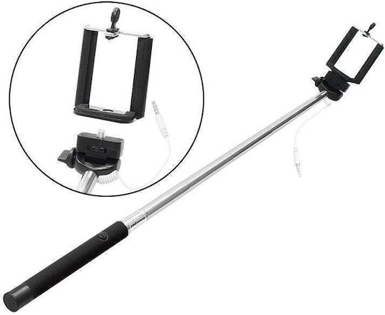 Selfie-Stick mit 3.5mm Kabel Schwarz