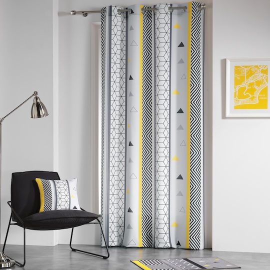 L-c Gelb mit Grommets Graue 140x260cm L-c Gelb mit Grommets Graue 140x260cm