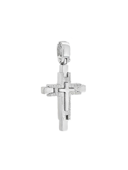 White Gold Cross 14 Karats St106940