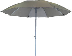 Hupa OSTRIA v2 Beach Umbrella Diameter 2m with UV Protection and Air Vent Khaki