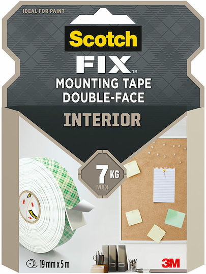 Scotch-fix Ταινία Διπλής Όψης Interior 19 Mm X 5 M