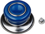 Handle for Pot Lid Blue - Stainless Steel Rosette