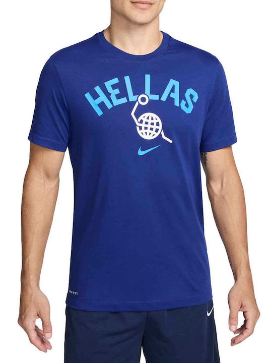 Nike Team Greece Olympics Dri-Fit Athletic T-sh...