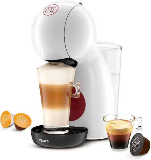 Krups Piccolo XS Кафемашина за капсули Dolce Gusto Налягане 15бар Бяла