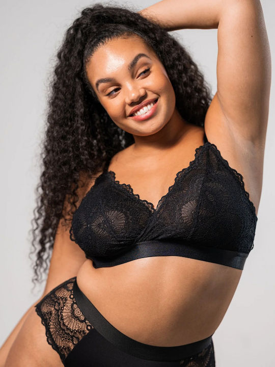 Understatement Women's Bralette Bra Black