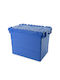 Green City International Plastic Storage Box with Lid Blue 33lt 1pcs