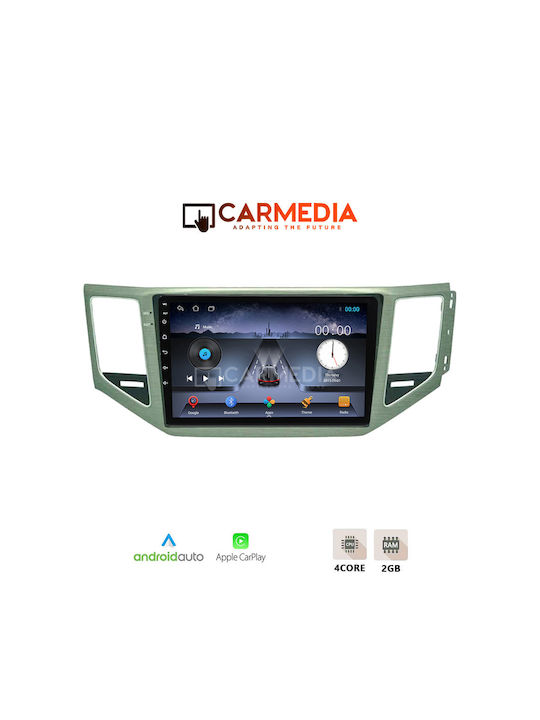 Carmedia Car Audio System for Volkswagen Golf Sportsvan 2014+ (Bluetooth/USB/WiFi/GPS/Apple-Carplay/Android-Auto) with Touch Screen 10"