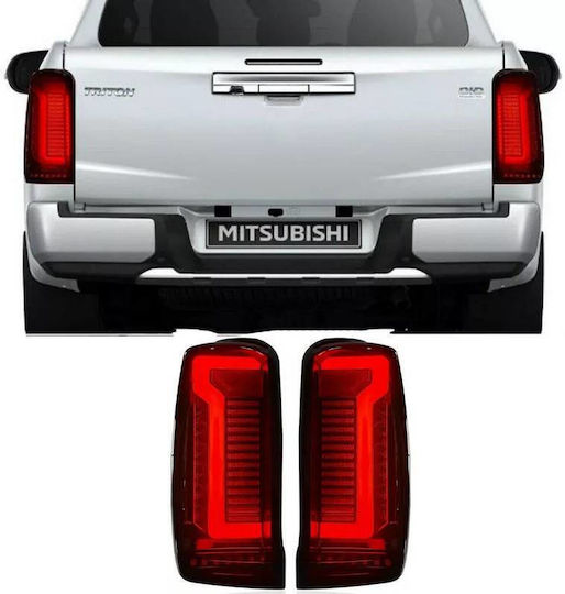 Carner Πίσω Φανάρια Led για Mitsubishi L200 2τμχ