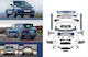 Carner Kit de caroserie de Autoturism Compatibil cu Volkswagen Tiguan 16-19