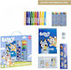 Cerda Bluey Colouring Set 30x30cm 26 Pieces