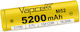 Vapcell Rechargable Battery 21700 5200mAh 3.6V 1pcs