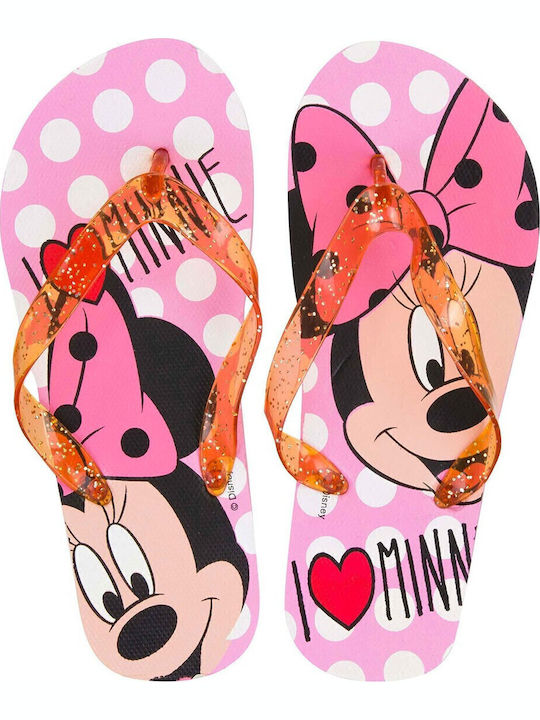 Детски Джапанки Розови Minnie Mouse