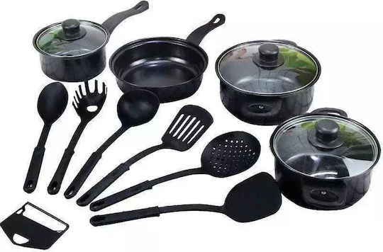 Herzberg Cookware Set from Stainless Steel 13pcs