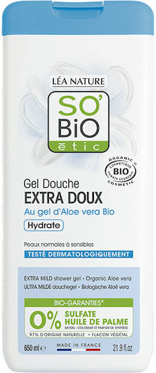 So'Bio Etic Aloe Vera Beruhigendes Schaumbad in Gel 650ml