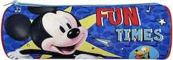 Disney Mickey Κασετίνα Βαρελάκι Μπλε