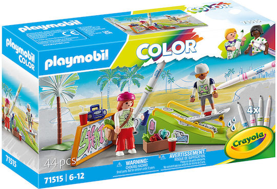 Playmobil Color Πάρκο Skate για 6-12 ετών