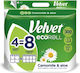 Velvet Ecoroll Chamomile Aloe Toilet Paper Pack 4 Rolls