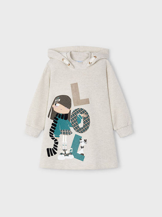 Mayoral Sweatshirt Kids Dress Stone