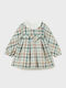 Kinderkleid Langärmelig Geprüft Petrol (Item J062)