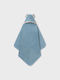 Mayoral Baby Bath Towel Bathrobe Hooded Light Blue 90x90cm