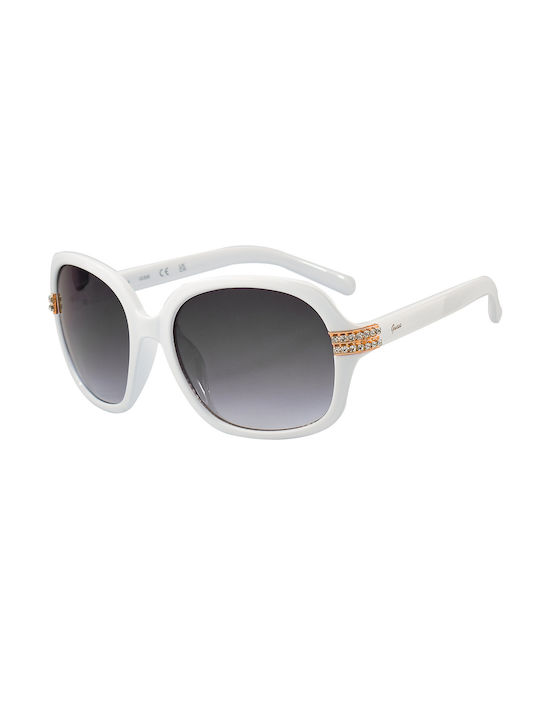 Guess Women's Sunglasses with White Plastic Fra...