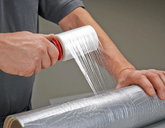 thessPACK Stretch Film 10cm x 150m Διάφανο 23 microns