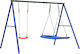 vidaXL Metal Double Swing 185x185x185cm Blue