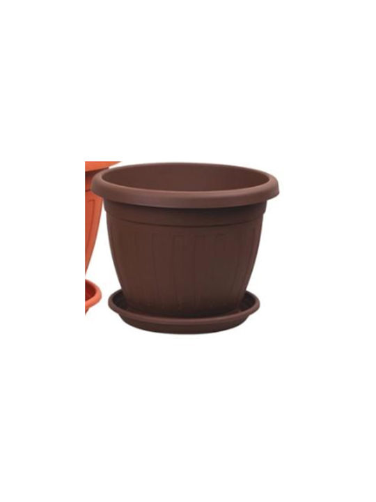 Viosarp Mediteran Flower Pot Coffee 5206753014799BROWN