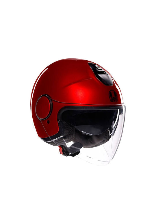 AGV Eteres Motorradhelm Jet ECE 22.06 mit Sunvisor