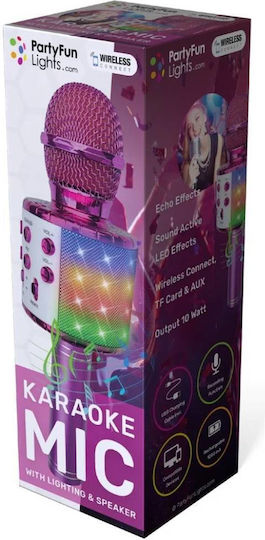 Party Fun Lights Microfon Karaoke Wireless 605601 Roz