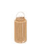 Atmosphera Wicker Lantern Beige 16.5x16.5x30cm