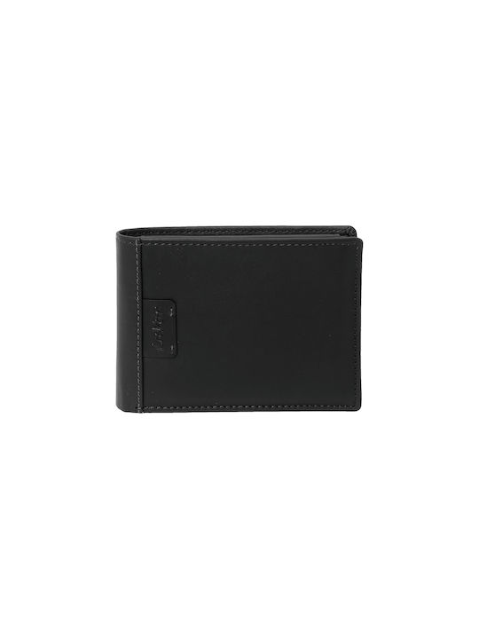 Lavor Men's Leather Wallet with RFID Black