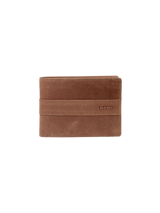 Lavor Men's Leather Wallet with RFID Open Café