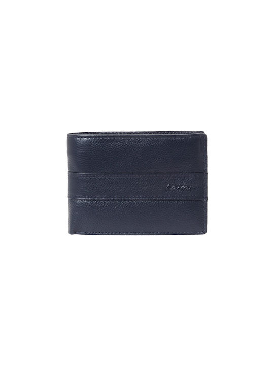 Lavor Men's Leather Wallet with RFID Blue