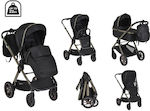 Cangaroo iClick Adjustable Baby Stroller Suitable for Newborn Black