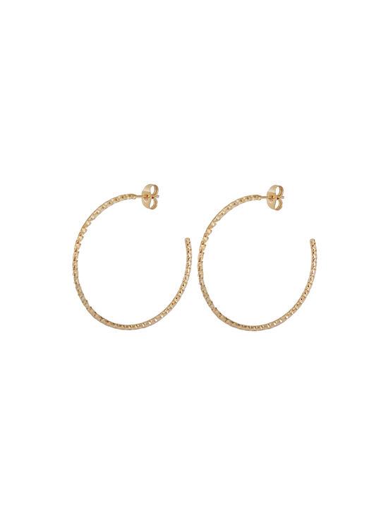 Earrings Hoops made of Steel Gold Plated