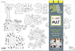 Σουπλα 48*33,5cm.funny Mat Αριθμοι 1-10