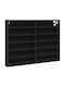 Shelf Wall Black 80x8.5x58cm