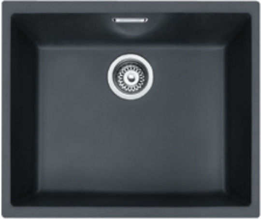 Mepamsa Drop-In Spüle aus Verbundgranulat B44xT44cm Schwarz