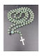 Rosary Beads Aventurine Cross Silver 925