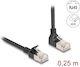 DeLock S/FTP Cat.6a Netzwerkkabel Ethernet 0.25m Schwarzes