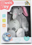 Moni Sleep Toy made of Fabric with Light and Sounds for 0++ Months Elephant