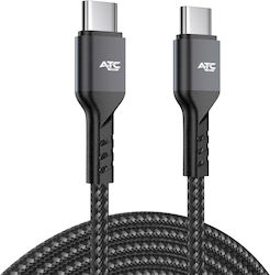 ATC USB 2.0 USB-C мъжки - USB-C мъжки 60W 1м (ATC-C1) ATC USB 2.0 USB-C мъжки - USB-C мъжки 60W 1м (ATC-C1)