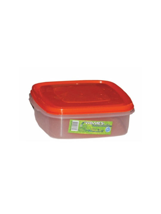 Plastic Lunch Box Red 5300ml