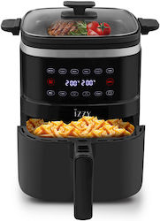 Izzy Digital friteuză cu aer și Grill 5lt Negru Izzy Digital friteuză cu aer și Grill 5lt Negru
