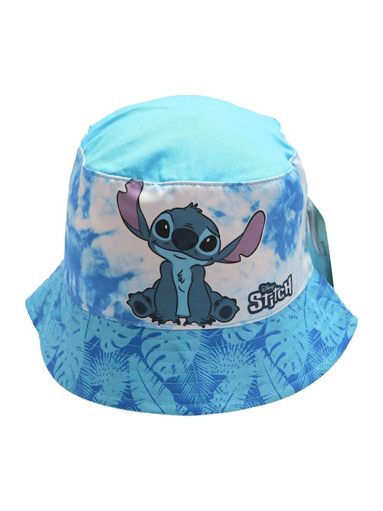 Disney Детска Шапка Кофа Текстил Stitch Светлосин